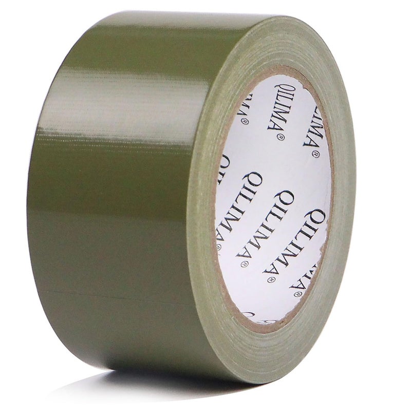 QILIMA Cloth Duct Tape, Waterproof Duct Cloth Fabric, Professional Grade Duct Tape for Photographers,Repairs, DIY, Crafts, Indoor Outdoor Use,2 Inch X 28 Yards, Olive Green - Image 1